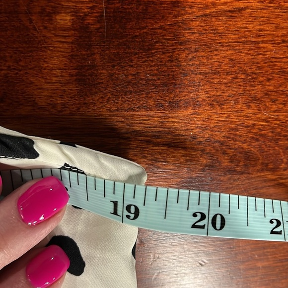 Umgee Womens Mini Dress S Off-White Black Dalmatian Print Sleeveless Boho Flowy - Picture 12 of 15